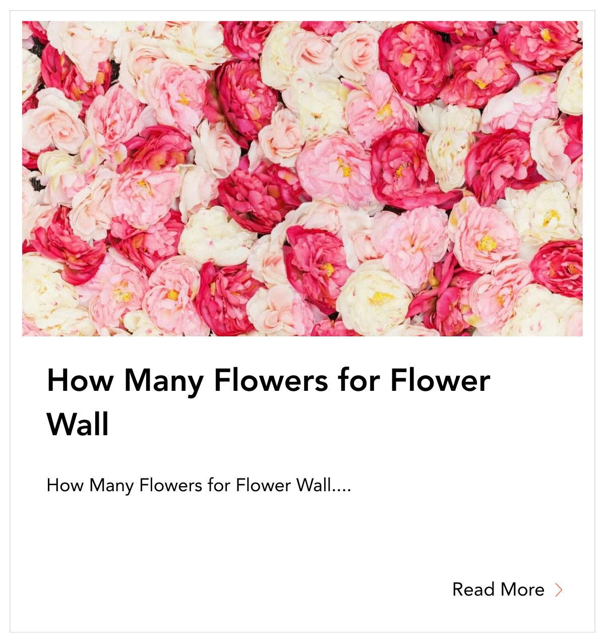 blog tile - How Many Flowers for Flower Wall