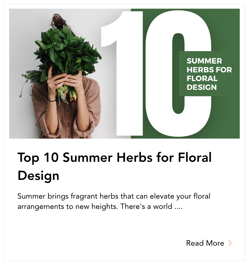 blog tile - Top 10 Summer Herbs for Floral Design